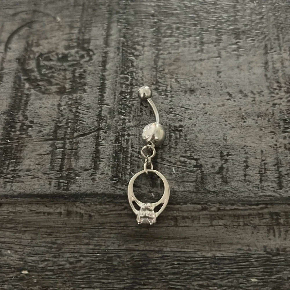 Promise ring belly button ring - Picture 4 of 4